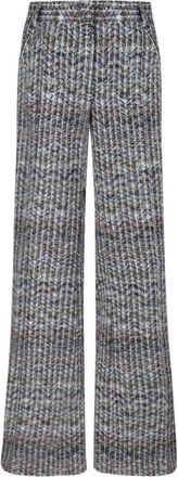 Missoni Gebreide Wijde Broek - Dames - Wijde Broeken - Veelkleurig - XS - Broeken