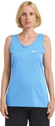 Jack Wolfskin Funktionstop JACK WOLFSKIN CROSSTRAIL TANK W, Damen, Gr. L (42/44), blau (mid, blau), Obermaterial: 100% Polyester, Tops Funktionstop