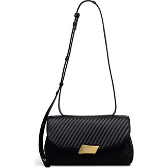 Radley London The Belsize - Quilt Medium Flapover Crossbody Bag in Black at Nordstrom