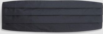 Reiss Navy Silk Grosgrain Cummerbund