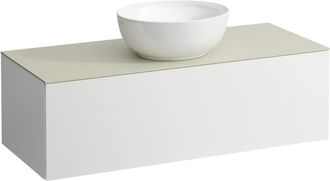 Laufen Laufen - Il Bagno Alessi Cajonera, Encimera De Piedra Calce Avorio
