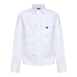 Gucci Formal Shirts, male, White, Size: XL Button-down Shirt