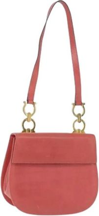 Ferragamo Pre-owned Leather Schoudertas - Dames - Vintage Schoudertas - Roze - ONE Size - Leer - Vintage