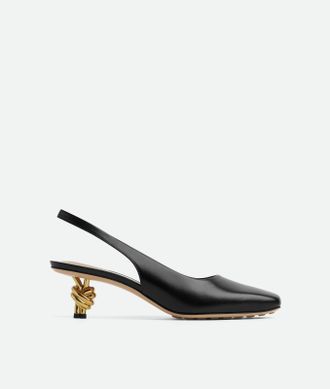 Bottega Veneta Knot Pump - Black - Woman - 36 - 100% Calfskin