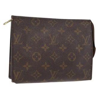 Louis Vuitton Pre-owned Clutches, female, Brown, Size: ONE SIZE Pre-owned Vintage Canvas Clutch