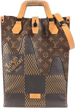 Louis Vuitton Pre-owned Tote Bags, female, Brown, Size: ONE SIZE Pre-owned Vintage Damier Tote Bag