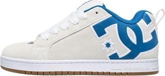 DC Sneaker DC SHOES Court Graffik, Herren, Gr. 10,5 (44), weiss (off, wei&szlig;, grau), Obermaterial:57.05% Leder, 28.2% Synthetikmaterial, 13.87% Microfaser,