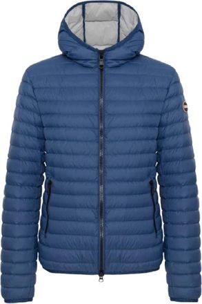 Colmar Blue Jacket Extra Slim - Heren - Gewatteerde jassen - Blauw - S - Jassen