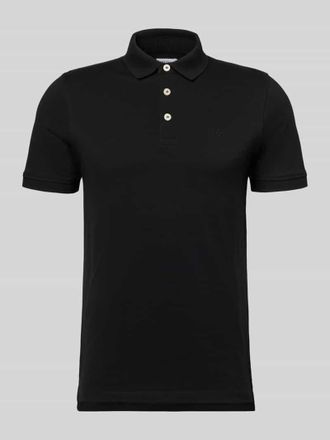 Jack & Jones Jack & Jones Slim Fit Poloshirt mit Viskose-Anteil Modell Paulos in Black, Gr&ouml;&szlig;e XXL