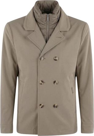 Moorer Volmer Jacket - Heren - Mantel - Beige - XL - Jassen