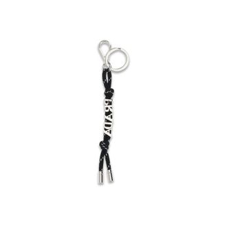 Prada Mens Black Recycled Polyamide Keychain Accessory