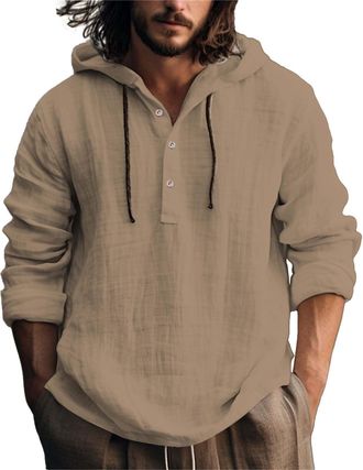 Generic Flannes Shirt Fit 2024 Mens Regular Shirts Tops Mens Printed Cotton Fashion Hooded Spring Summer Autumn Long Sleeve Solid Color Shirt Mens 2025 Tops X