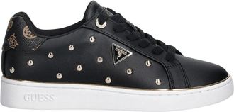Guess Bonitah Sneaker - Dames - Sneakers - Zwart - 39 EU - Leer - Schoenen
