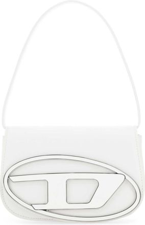 Diesel White Leather 1 Dr Shoulder Bag