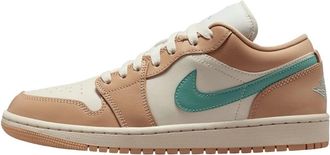 Nike Jordan Air Jordan 1 Low - Heren - Fitnessschoenen - Bruin - 38 1/2 EU - Leer - Fitness