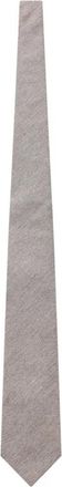 Windsor Stropdas - Heren - Stropdassen - Grijs - ONE Size - Katoen - Accessoires