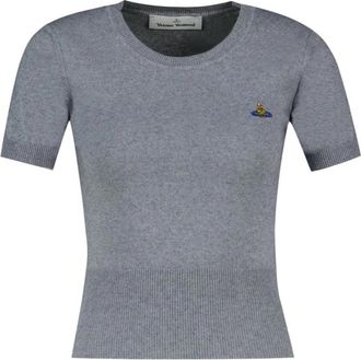 Vivienne Westwood Bea Top - Dames - T-shirts - Grijs - XS - Katoen - Tops