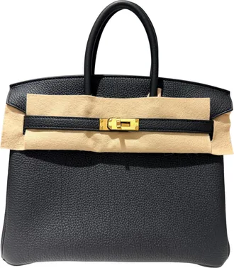 Herm&egrave;s Black Togo Birkin 25