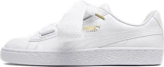 Puma (WMNS) PUMA Basket Heart Patent White 363073-02