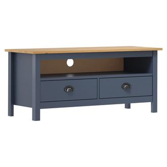 vidaXL Muebles De La Colina 110x40x47 Cm Pin De S&oacute;lido Gris