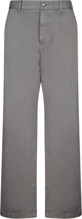 Dolce & Gabbana Grijze Denim Broek Casual Stijl - Heren - Straight fit broeken - Grijs - S - Denim - Broeken