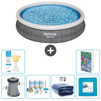 Bestway Piscina Bestway Fast Set Redonda - 366x76 Cm - 7-piezas S188