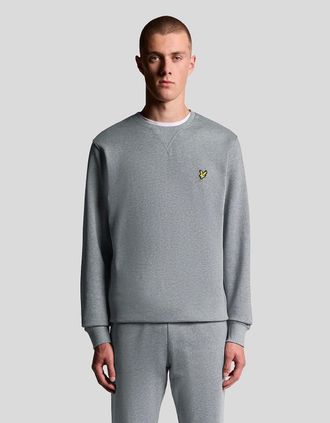 Lyle & Scott Lyle And Scott Mens Cotton Crew Neck Sweatshirt - Grey - Size: 42
