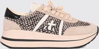 Premiata Sneakers Bethcoin in pelle scamosciata e mesh con design color-block e suola platform