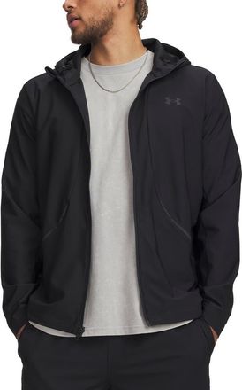 Under Armour Unstoppable Hooded Jacket in Black at Nordstrom, Size Xx-Large