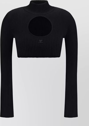 Courr&egrave;ges cropped shirt