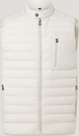 Belstaff Chassis Gilet Mens Lightweight Stretch Down Silver Birch Size 2XL