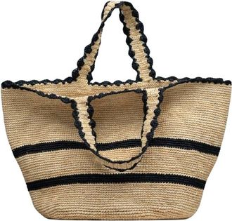 Indego Africa Odette Beach Tote in Black at Nordstrom, Size Medium