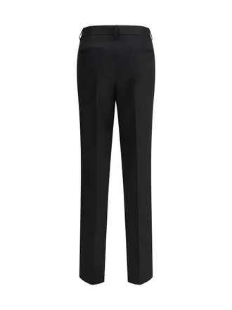 Lardini Wool Trousers - Black