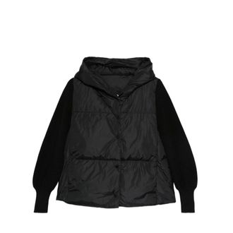 Canada Goose Light Jackets, female, Black, S, HyBridge Astonia Knit Hoody