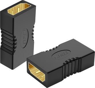 OEM Adaptador Acoplador Hdmi, Paquete De 25 Acopladores Extensores Hembra A Hembra Chapados En Oro, Compatibles Con Ethernet 3d 4k Arc