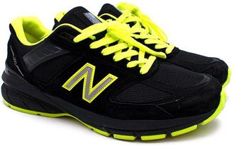 New Balance Black & Neon Green Sneakers Size 40.5