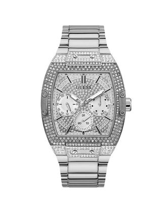 Guess Mens Guess GW0094G1 Phoenix Silver Nightlife Mens Watch