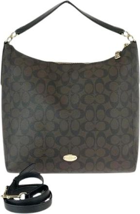 Coach Pre-owned Shoulder Bags, female, Brown, Size: ONE SIZE Pre-owned Plastic Shoulder Bag