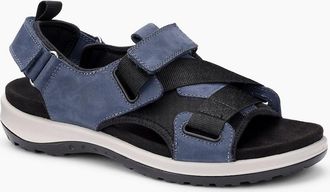 Hotter Womens Pursue Womens Wide Fit Sandals - Navy - Size: 6.5