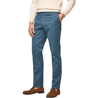 Hackett Texture Chinos - Heren - Broeken - Blauw - Maat: W38