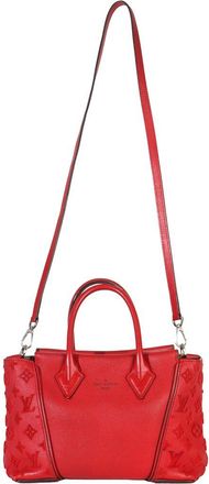 Louis Vuitton Red Leather Framboise Monogram (Authentic Pre-Loved)