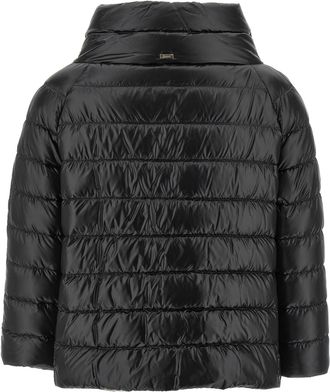 Herno Womens Black Polyamide Full-Length Jacket Clothing