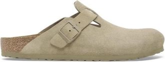 Birkenstock Boston Soft Footbed Regular Fit - Dames - Slip ons - Beige - 39 EU - Su&egrave;de - Schoenen