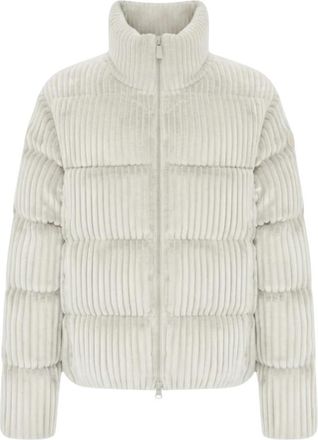 Colmar Velvet Maxi-Rib Puffer - Dames - Ski Jassen - Wit - XS - Polyester - Fitness