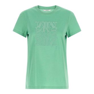 Max Mara MxmGiovane Cotton Jersey T-shirt - female - Max Mara - T-Shirts - Green - XS - Tops