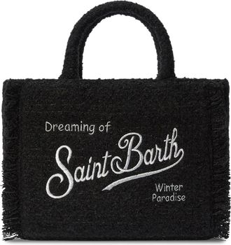 MC2 Saint Barth Tassen, Dames, Zwart, ONE Size, Tweed, Colette Tweed 00 Emb