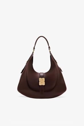 Ganni Brown Large Kat Bag