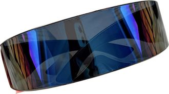 Generic Futuristic Sunglasses - Cyclops UV Protection Sunglasses | Decorative UV Protective Glasses | Wrapping Sunglasses for Men and Women | Frameless Fashio