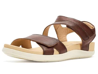Samuel Hubbard Capri Sandals Womens Dress Sandals Cognac Leather : 8.5 B - Medium