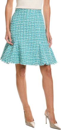St. John Soft Godet Hem Skirt